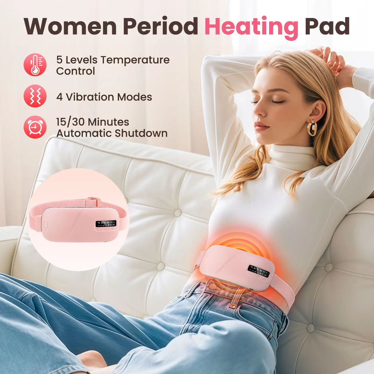 Wärmegürtel mit Display